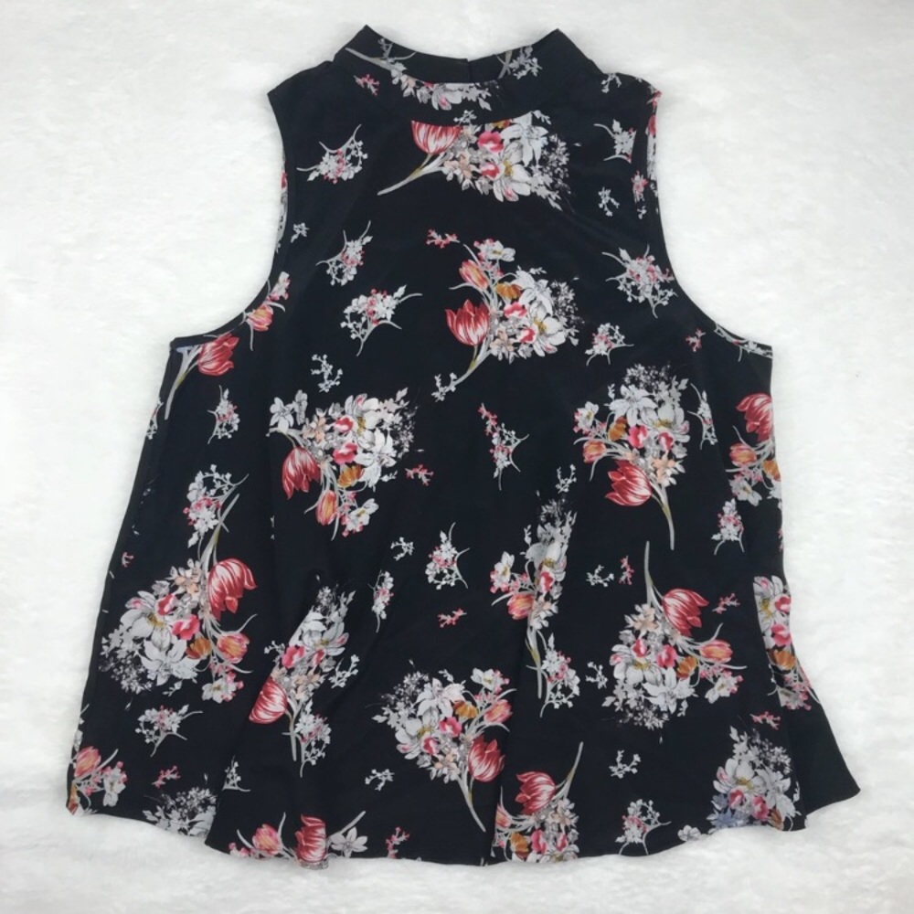 Anthropologie Maeve silk floral blouse